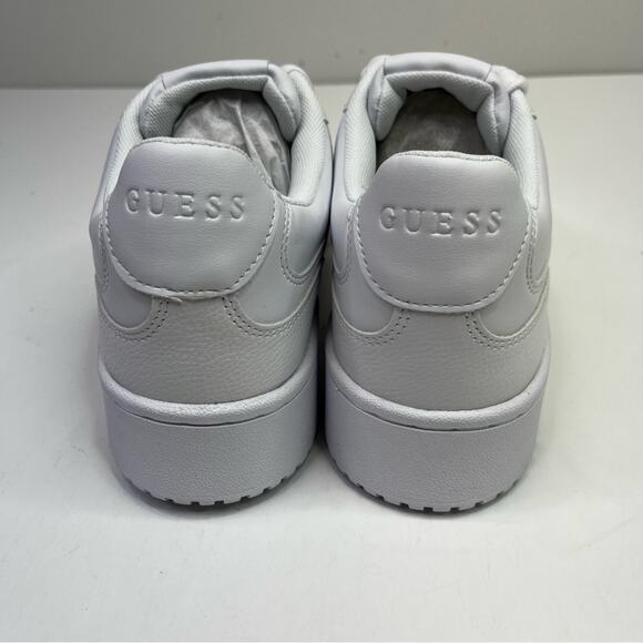 GUESS Miram Platform Lace-Up Court Casual sneakers white - 11 - Picture 8 of 13